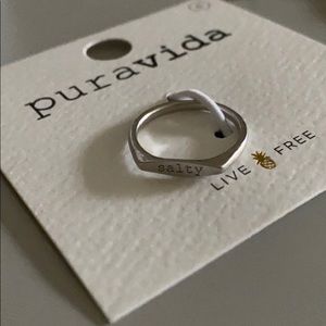 Pura Vida Salty Stackable Ring Size 6